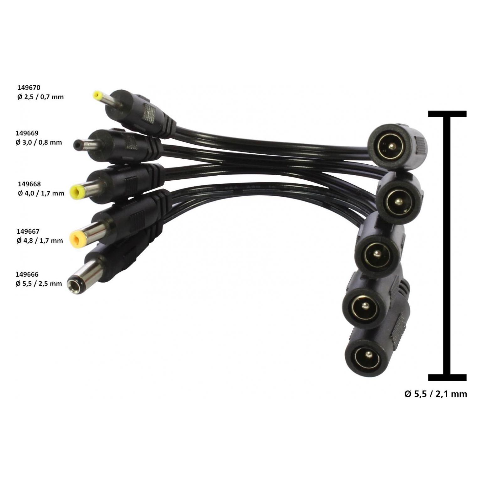 Synergy 21 LED zub Hohlbuchse -> Hohlstecker Adapter 2,1 -> 2,5 (Netzwerk Zubehör) (S21-LED-001026)