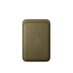 Apple iPhone Feingewebe Wallet mit MagSafe - Dunkeloliv