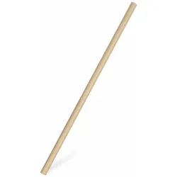 VEPATIM 200x Papiertrinkhalme für Kaltgetränke JUMBO natur 25 cm O 8 mm