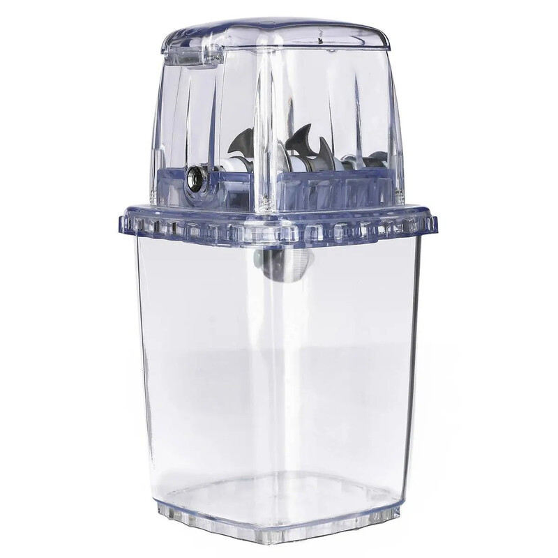 Secret de Gourmet Handmatige IJscrusher - Transparant - 25 cm