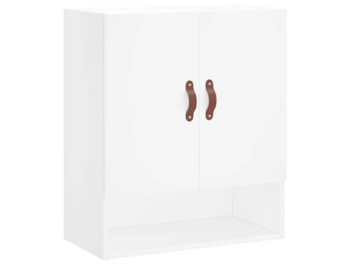 QINXIXINAIXI Wandschrank Weiß 60x31x70 cm Holzwerkstoff Wandmontage, reichlich Stauraum, glatte Oberfläche, feuchtigkeitsbeständig, fest und stabil