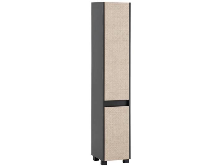 Hochschrank Sander Anthrazit/Beige