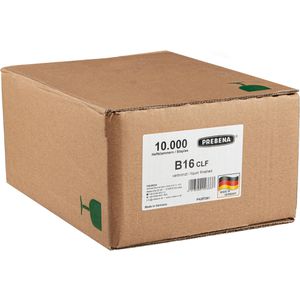 Prebena Heftklammern B16CLF, 35/16 verbronzt, Kartonverschlussklammern, 10000 Stück