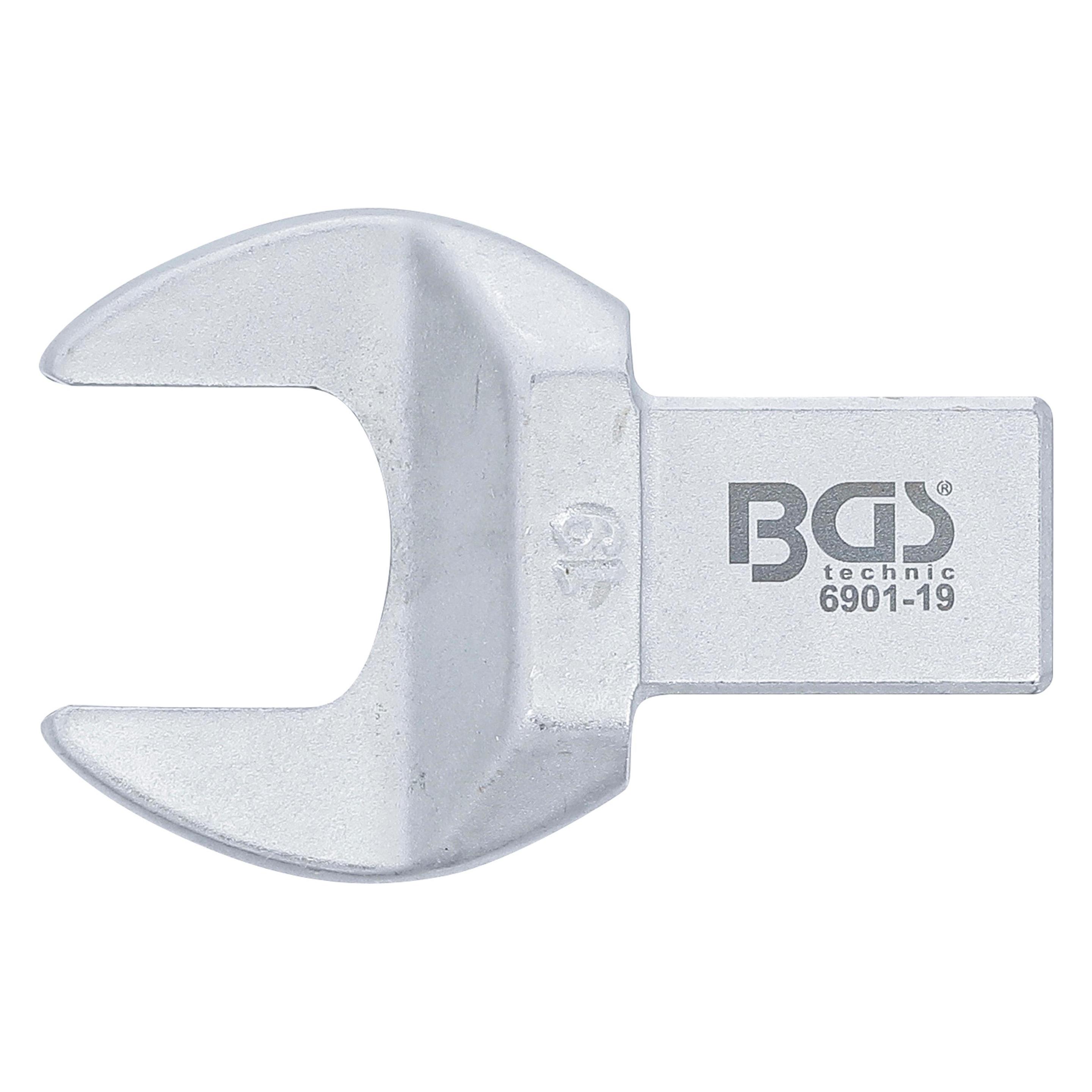 BGS Einsteck-Maulschlüssel 19 mm Aufnahme 14 x 18 mm (19 mm) (6901-19)