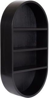 Kate and Laurel Hutton Wood Capsule Wall Shelf