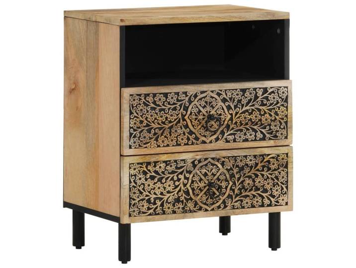 vidaXL Nachttisch Nachttisch 50x33x60 cm Massivholz