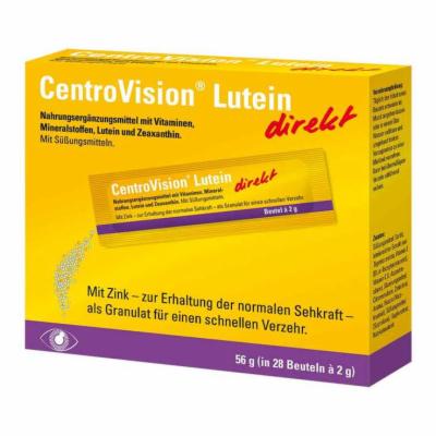 OmniVision GmbH CENTROVISION Lutein direkt Granulat 56 g 16360309