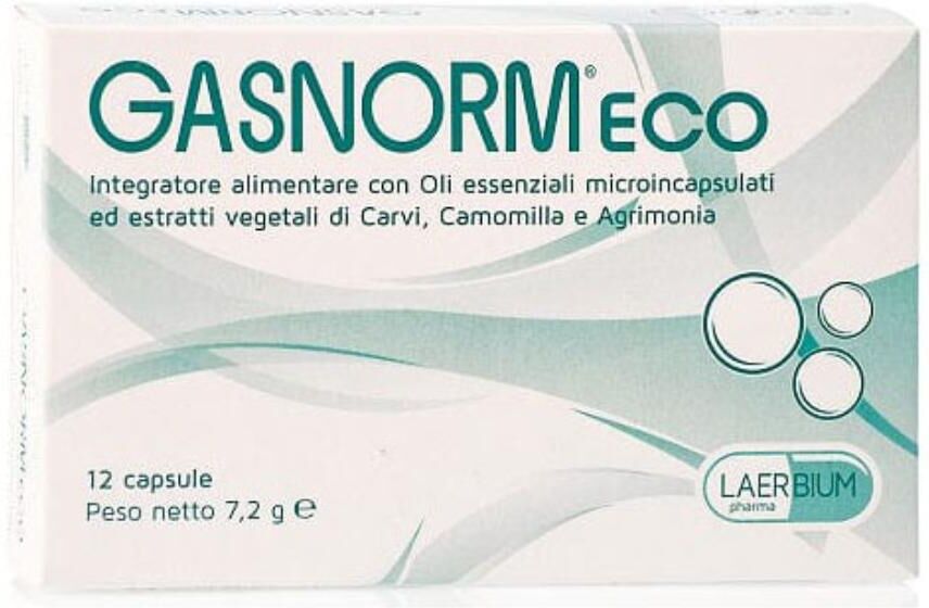 LAERBIUM PHARMA Srl GASNORM Eco 12 Cps