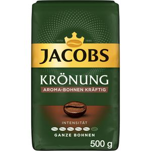 Jacobs Kaffee Krönung Kräftig, ganze Bohnen, Arabica & Robusta, 500 g