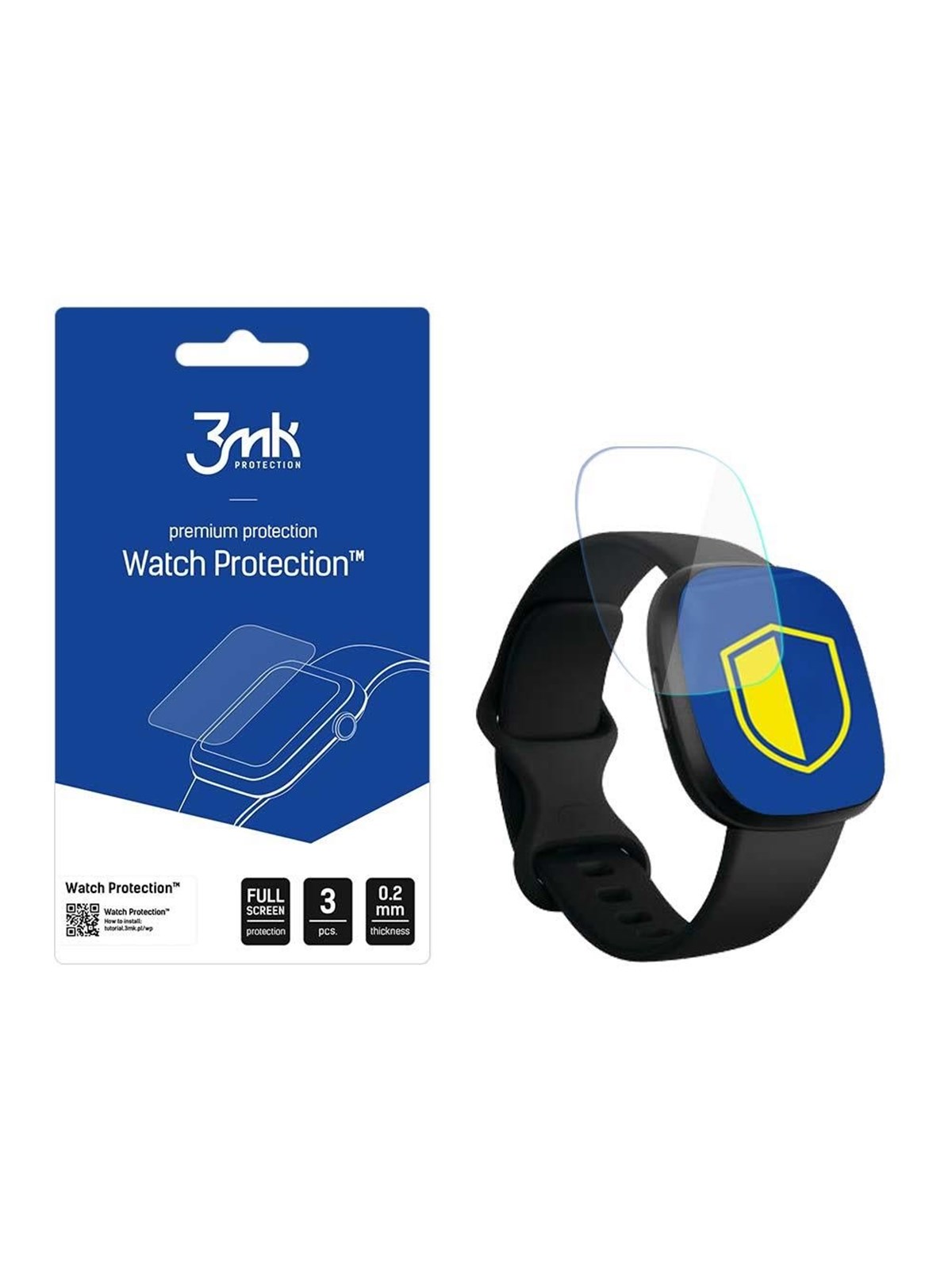 3mk Watch Protection v. ARC+ protective film for Fitbit Versa 3 / 4