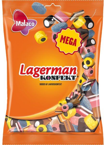 Malaco Lagerman Konfekt, 520 G