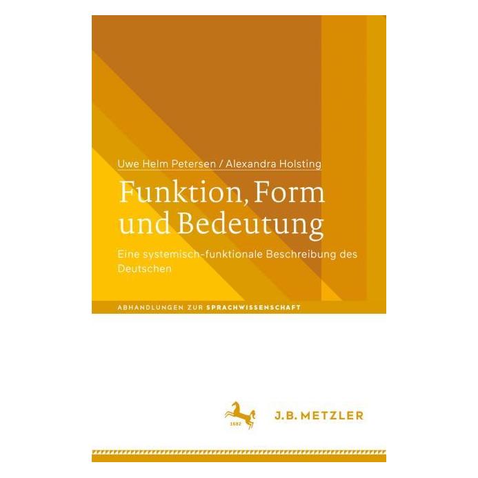 Springer Funktion, Form und Bedeutung (Deutsch, Alexandra Holsting, Uwe Helm Petersen, 2026) (66017501)