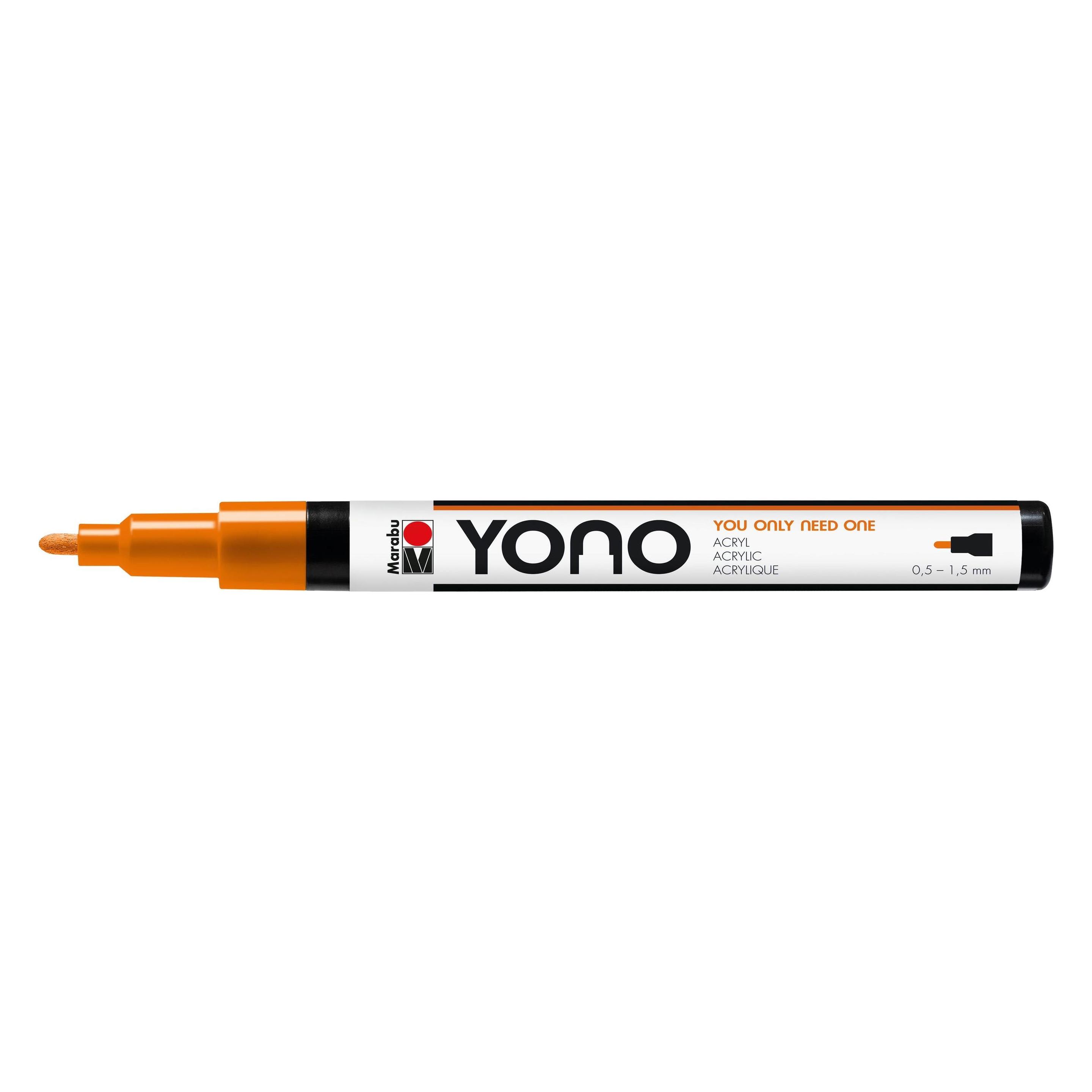 Marabu Acrylmarker YONO 0.5 - 1.5 mm Orange (1x) (12400101013)