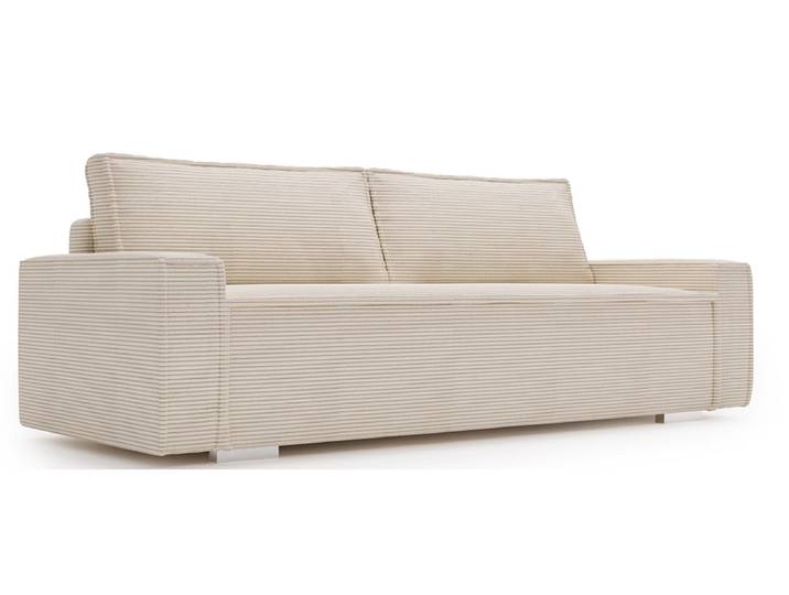 Bettsofa MELS Cord-Stoff beige