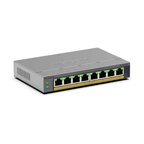 Netgear GS108EPP Managed 8-Poorts PoE Gigabit Ethernet Netwerk Switch