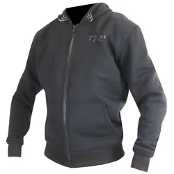 Trilobite Binder Herren Motorradhoodie schwarz - 2XL
