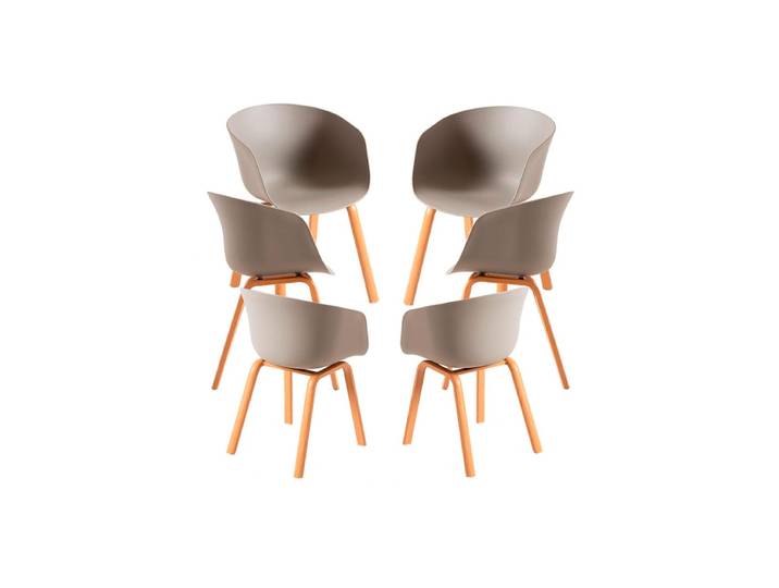 6er Set Hema Stühle - Gris