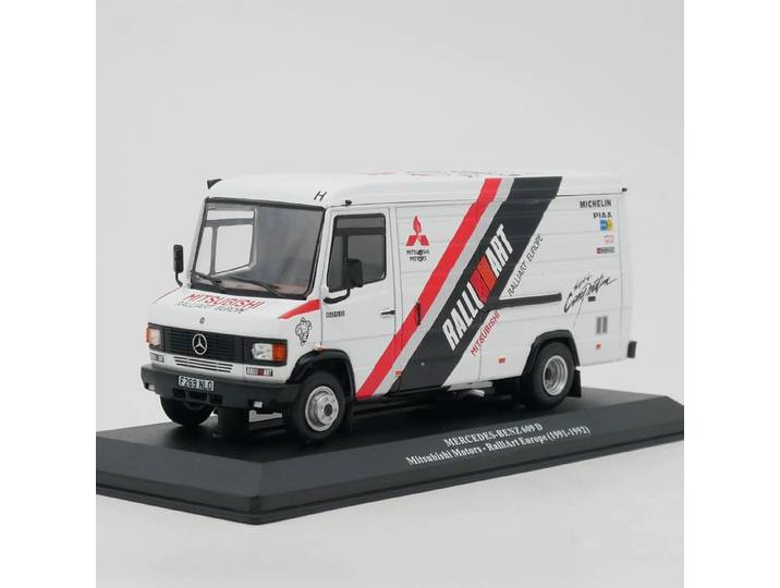 Modèle de voiture en alliage moulé sous pression IXO, échelle 1:43, Benz 609D, fret Mitsubishi rallye