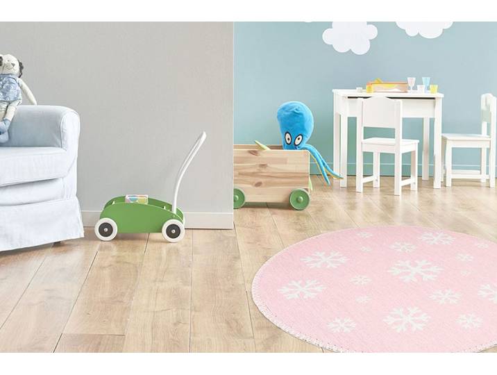 Kinderteppich ARTE ESPINA Bambini 400 , rosa, H:5mm Ø:160cm, Polyester, Teppiche, Kinderteppich, Fantasievoll bedruckter Kinderteppich, angenehme Haptik
