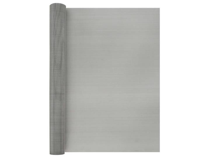 vidaXL Mesh Bildschirm 60 x 2000 cm 60 Mesh Edelstahl 201 Silber