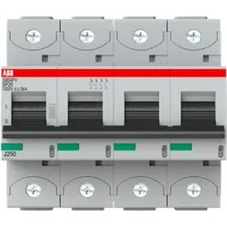 ABB S804PV-SP20 Strangsicherung für Photovoltaikanlagen 1.500 V DC, 20A, 4-polig