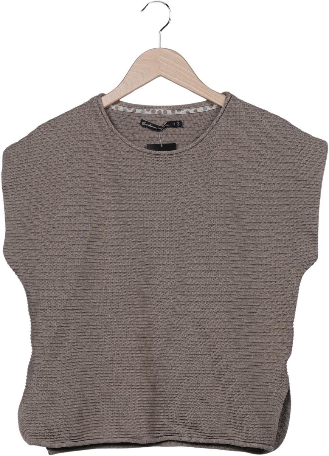 Gudrun Sjödén Damen Pullover, Beige, Gr. S, Baumwolle - Second Hand