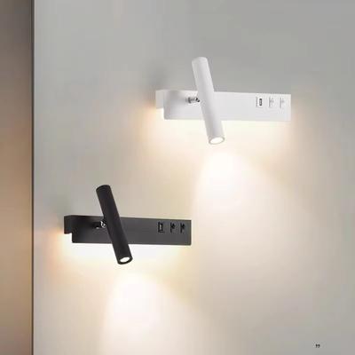 Inspired Finds Nordic Rotatable LED Reading Wall Light   Sleek Minimalist Wall Sconce 3 No Usb cool White(5500 7000k)