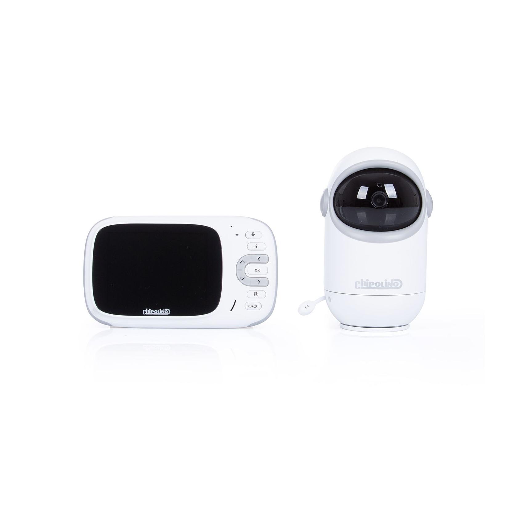 Chipolino Babyphone Sirius Kamera mit 3,2" TFT LCD Farbdisplay, Nachtsicht, VOX weiß