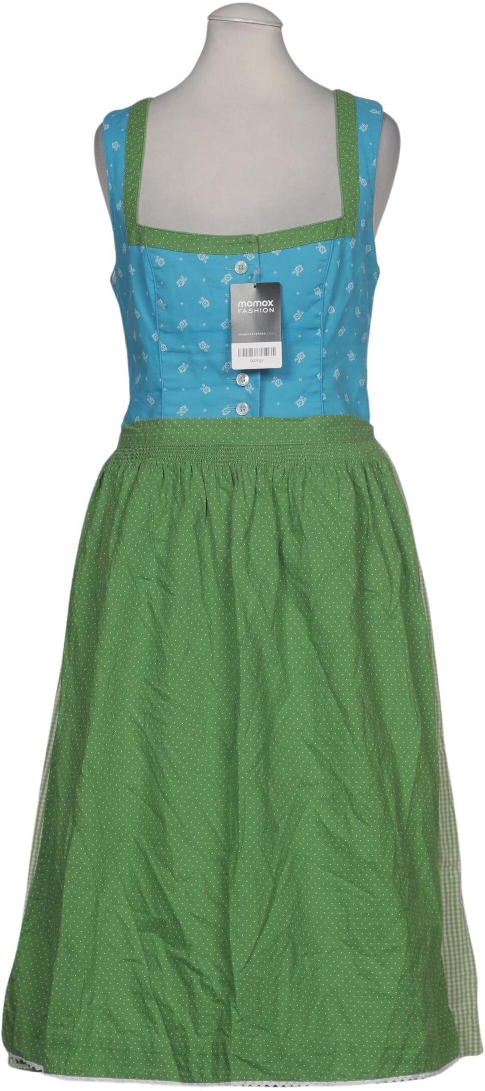 Wenger Tracht Damen Kleid, Mehrfarbig, Gr. EU 38, Baumwolle - Second Hand
