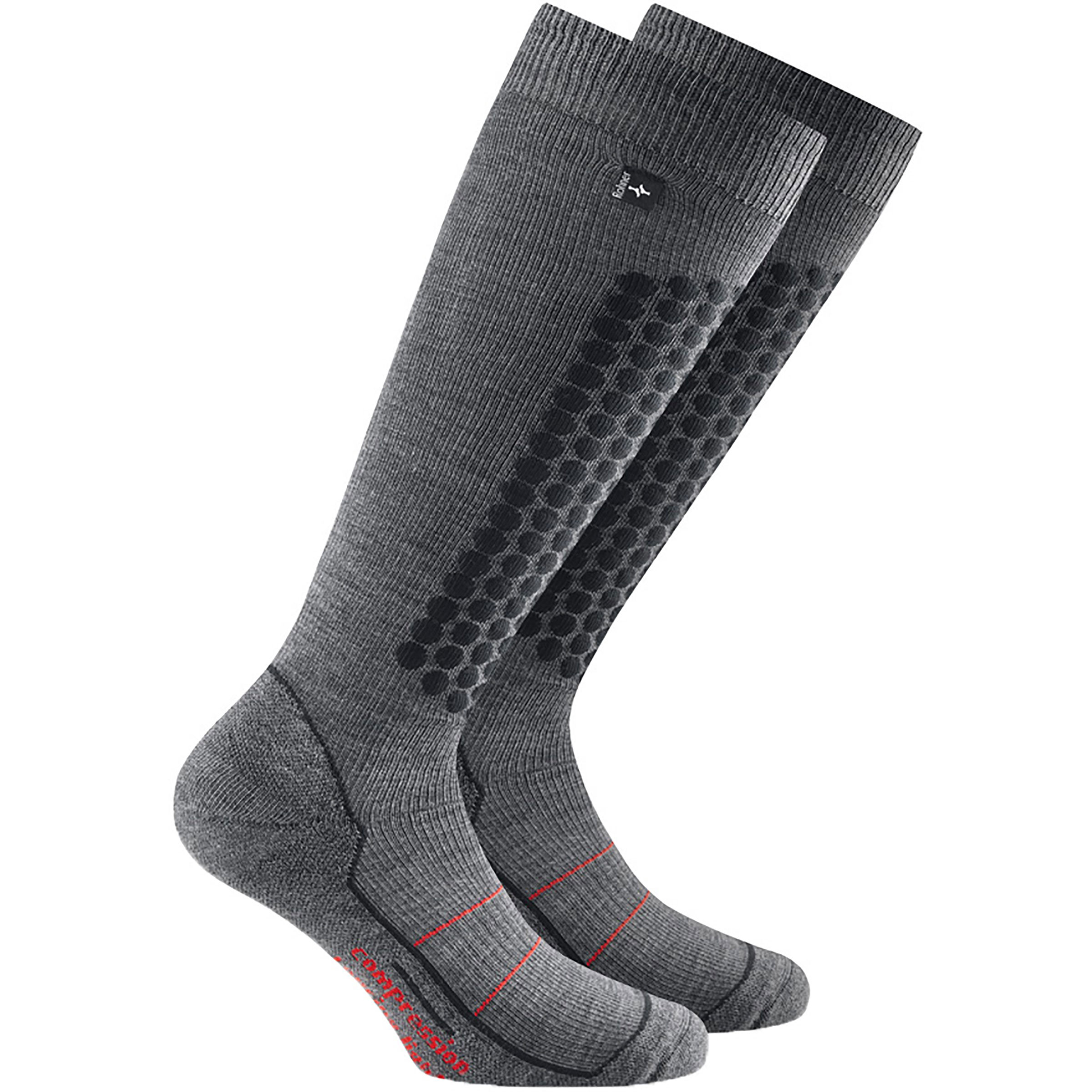 Rohner Compression Touring Light Skisocken blau Größe 39 Trekking Hautfreundlich