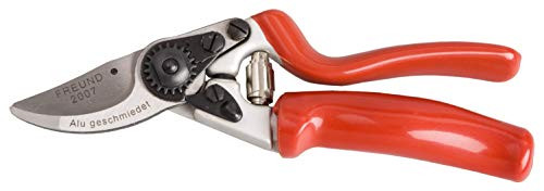 Freund Victoria snoeischaar met koolstofstaal lemmet en rolgreep, 21 cm