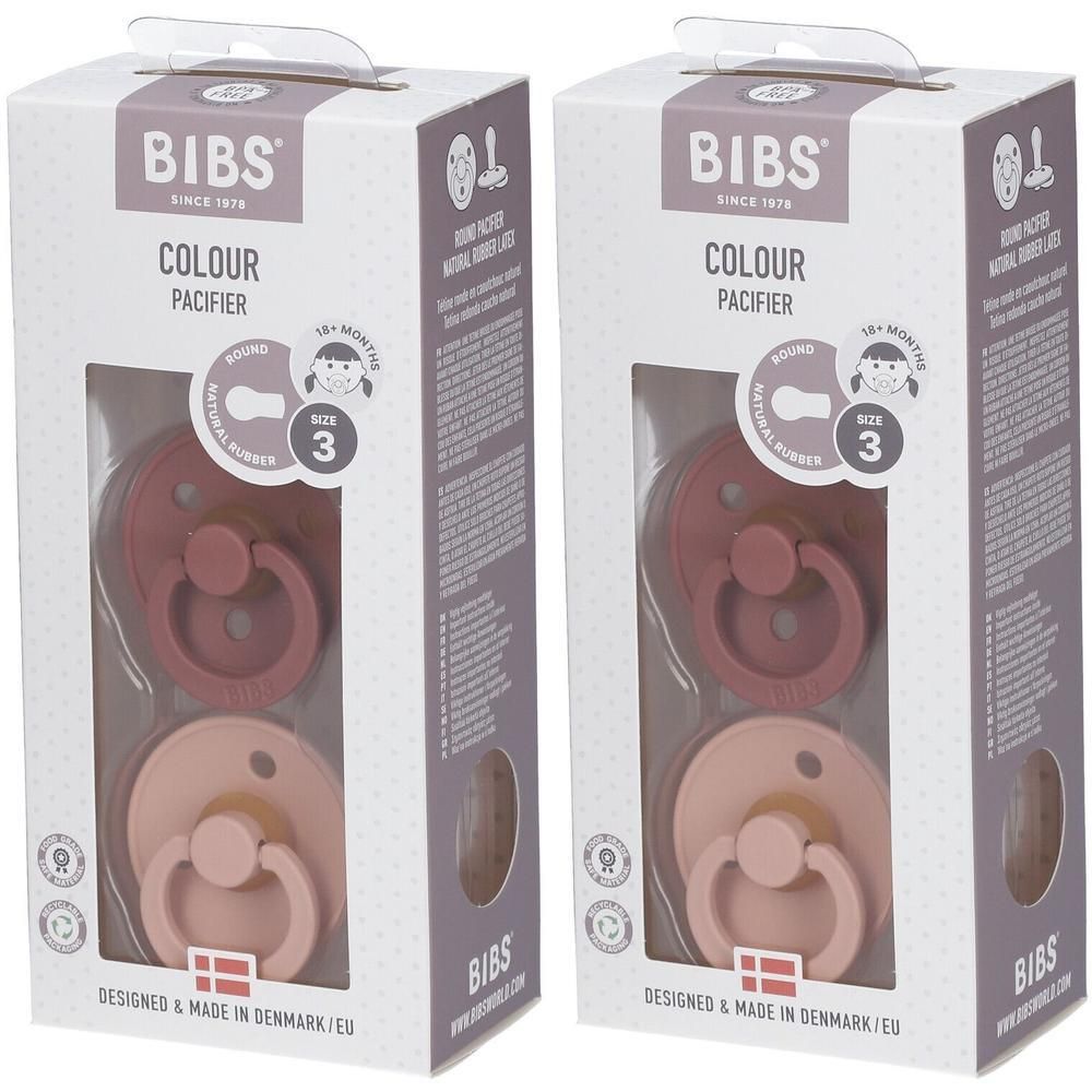 Bibs Fopspeen Woodchuck - Blush 18 Maanden+ x2 2x2 St Sauger