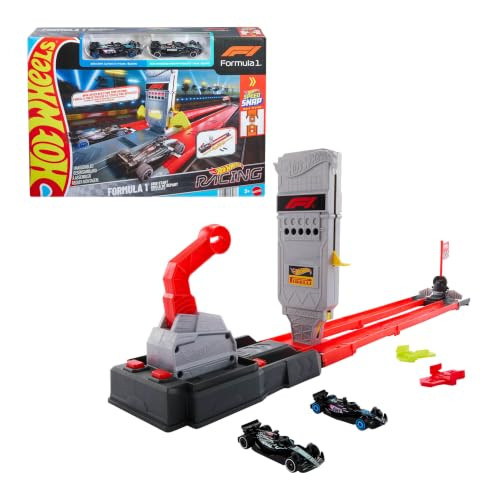 Hot Wheels Racing Formula 1 Grid Start-baanset met 2 auto's