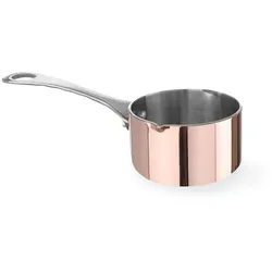 HENDI Miniatur-Kasserolle mit Ausgießer, 0,05L, ⌀50x(H)30mm