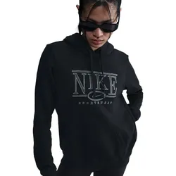 NIKE Sportswear Club Fleece Hoodie Damen 010 - black M