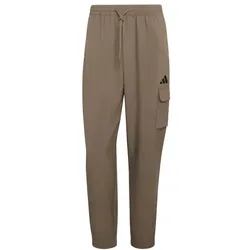 adidas Essentials S Logo Cargo lange Hose Herren - khasix/black -