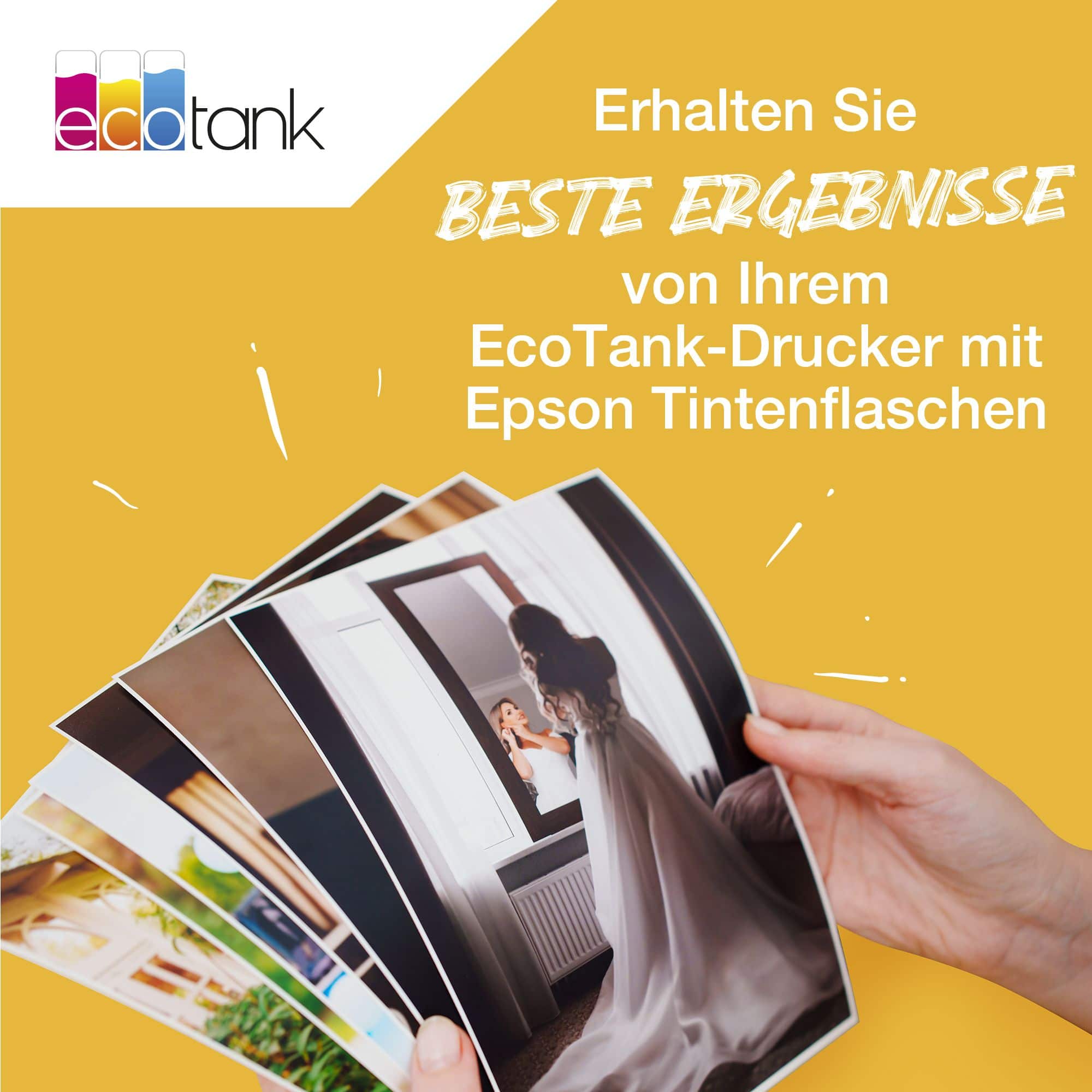 Epson 664 C13T664640 originale Tintenflaschen Schwarz/Cyan/Magenta/Gelb 70 ml