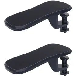 Mendler 2er-Set Armauflage HWC-N75, für Schreibtisch Arm-/Handgelenkstütze Handgelenkauflage Ablage ergonomisch verstellbar
