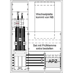 Striebel & John WA37KF41 Mess- und Wandler Komplettschrank A37, 200 A (RDF=1) bei 25°C 2CPX056175R9999