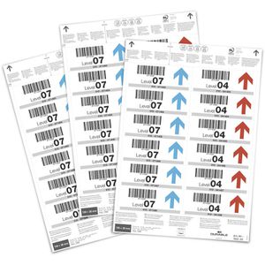 Durable Einsteckschilder 102202, für Kennzeichnungstaschen, 240 Stück, 100 x 38mm