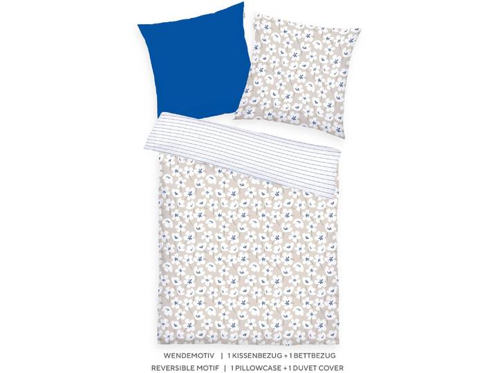 TOM TAILOR HOME FRESH FLOWERS 135x200cm, 155x220cm oder 200x220cm 2 Stk. new bedroom, mit farbigem Markenreissverschluss