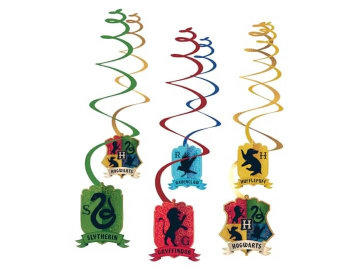 Harry Potter Houses Swirl Dec