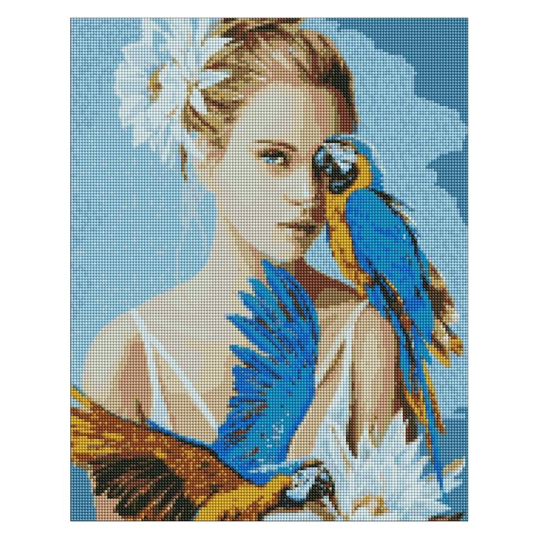 Ideyka Diamond Mosaic - Mädchen... 40x50cm (504717)