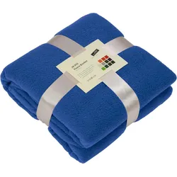James & Nicholson Fleece Decke JN950 royal one size