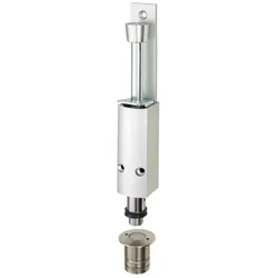 Türfeststeller KWS 1241 mit Bodenbuchse, 30 mm Hub