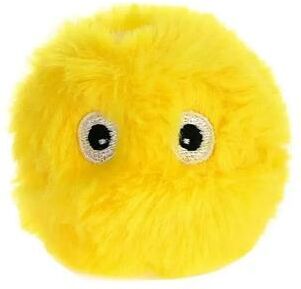 Uplift Treasures Interactive Chirping Cat Toy Ball With Animal Sounds plush Ball Yellow