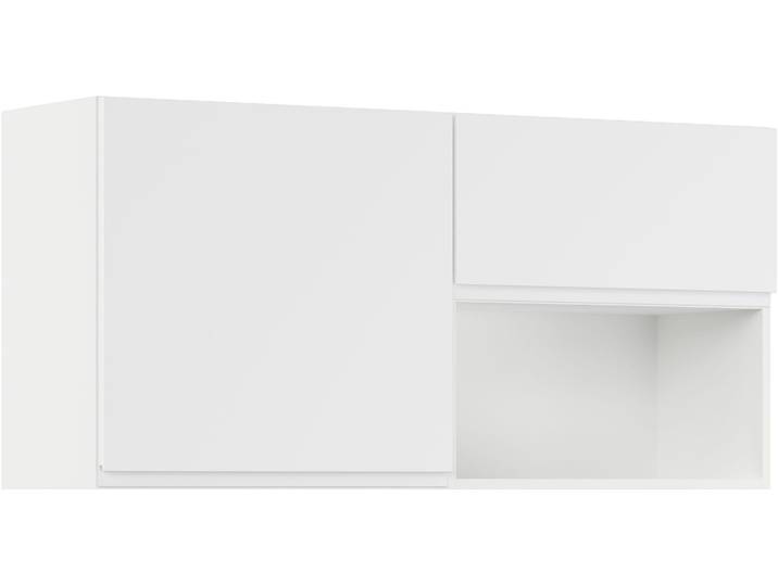 Mehrzweckschrank-Set IMPULS KÜCHEN Warschau , weiß (weiß mit beton, optik natur), B:120cm H:57,9cm T:34,5cm, Holzwerkstoff, Pulverlack, Kastenmöbel-Sets, Mehrzweckschrank-Set, Vielfältige Varianten verfügbar; kombinierbar mit anderen Artikeln