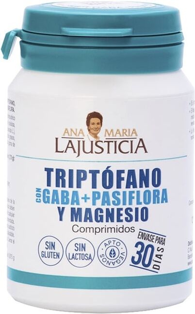 Ana Maria Lajusticia Triptofano Com Gaba + Passiflora E Magnésio 60 Tabs