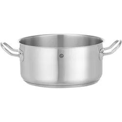 Hendi Bratentopf 4.9 Liter ohne Deckel, Pfanne + Kochtopf, Silber