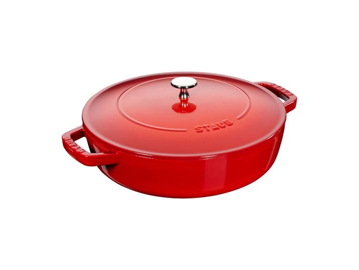 STAUB Chistera Sauteuse Ø28cm 3,7 L Rot